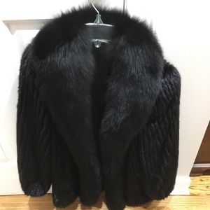 Black Fur Ladies Jacket